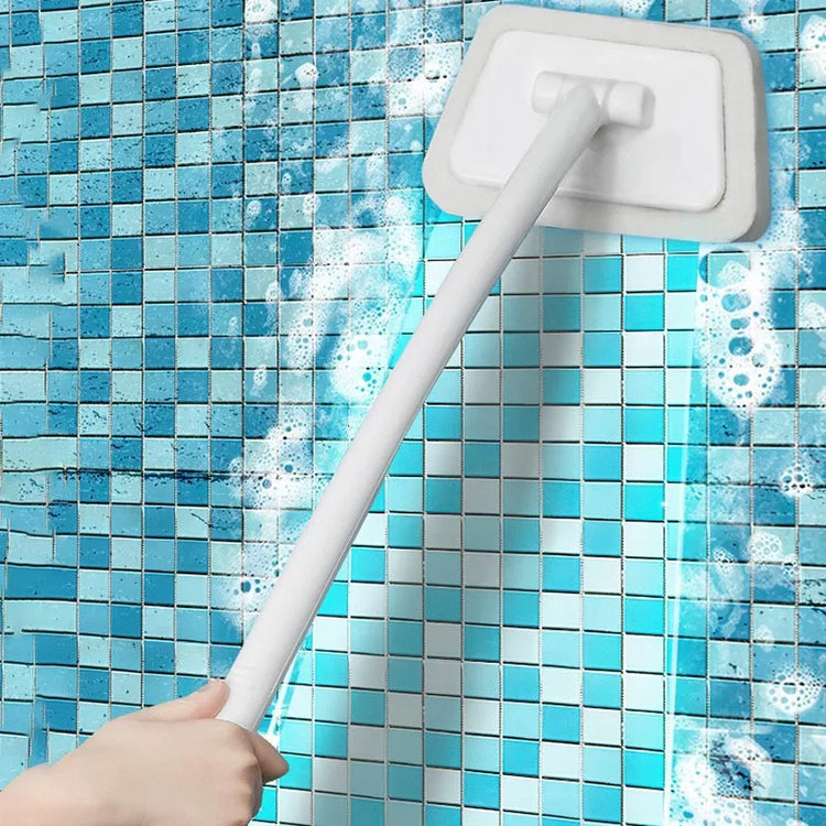 Brosse de nettoyage multifonctionnelle et robuste, long manche de 56 cm pour murs, sols, carrelage, porte de douche et salle de bain. La livraison prioritaire est offerte !