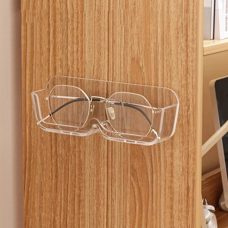 Support mural de rangement pour lunettes, organisateur pratique, idéal près du lit, du coin lecture, de l’ordinateur, dans la salle de bain ou la voiture,  installation facile avec autocollants sans trace. Livraison offerte !