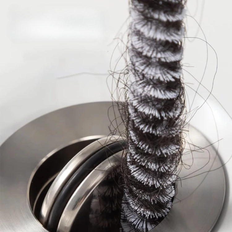 Indispensable brosse de nettoyage flexible de 45 cm pour évier, nettoyeur de cheveux, cuisine et salle de bain. La solution magique pour des tuyaux impeccables. La livraison est offerte!