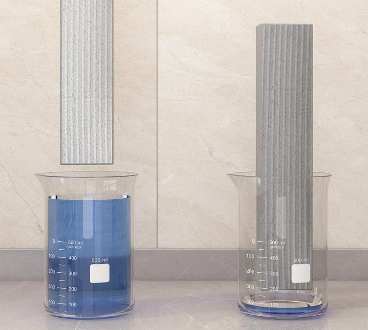 Mini serpillière à presser avec système push-pull, serpillière compacte à forte absorption, nettoyage mains libres, usage humide et sec pour tables, miroirs, fenêtres, comptoirs. Livraison offerte !
