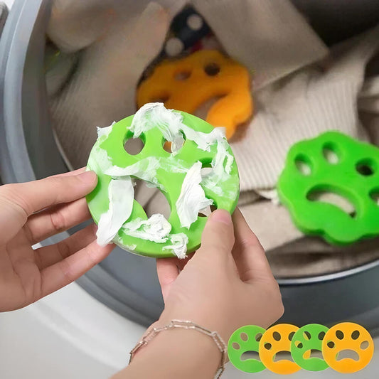 Petites pattes, réutilisables et économiques. La meilleure solution pour éliminer les poils d'animaux et les mouchoirs en papier oubliés dans la machine à laver. La livraison est offerte!